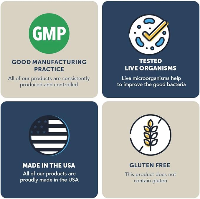 Vitamin Bounty Pro-50 Probiotics 50 Billion CFU for Women & Men - 13 Multi Strain Probiotic + Prebiotic - Digestive Health Supplements for Gut Health Support - Delayed Release Capsules for Men & Women