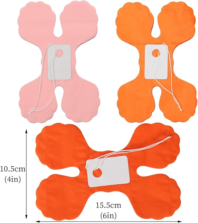 Fall-Boho Pink-Orange Groovy Thanksgiving Party-Decorations - 12pcs Streamers-Garland Autumn Harvest Friendsgiving 4-Leaf Clover Paper Banners,Birthday Wedding Engagement Bachelorette Decor Ouruola