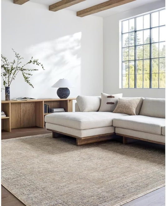 Livabliss x Galey Alix Maria Elena III Vintage Medallion Area Rug, 6'4" x 9' (6' x 9'), Brown