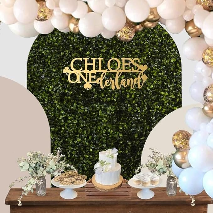 Customized First Birthday ONEderland Wooden Sign - 5 Sizes 12, 18, 24, 30, and 36 inches Wide - for 1st Birthday Party, Tea Party Theme, Princess Theme Event - Made by Lavender Dots Design