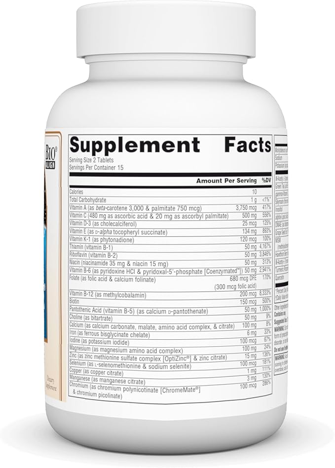 Source Naturals Life Force Multiple Daily Multivitamin High Potency Essential Vitamins, Minerals, Antioxidants & Nutrients - Energy & Immune Boost - 30 Tablets