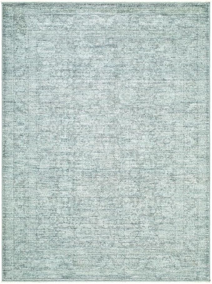 Livabliss x Galey Alix Maria Elena II Vintage Medallion Area Rug, 5'3" x 7' (5' x 7'), Slate