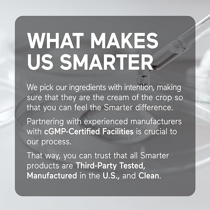 SMARTERNUTRITION Smarter Sleep Melatonin Dissolvable Tablets 4.5 mg + Natural Clinically Proven Lactium® for Sleep & Stress Support - Mint Flavor Melatonin Tablets - Non-GMO-60 Count[30-Day Supply]