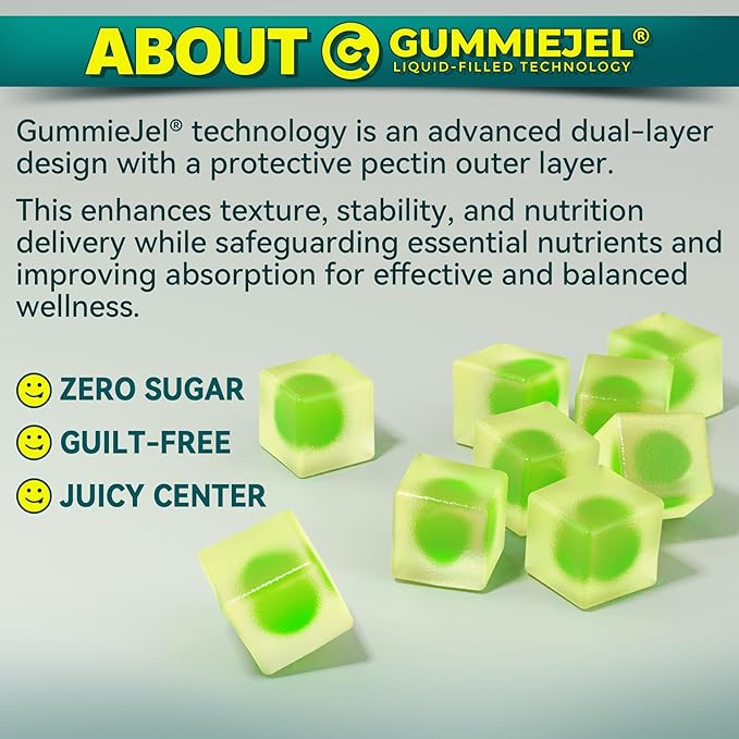 2 Pack Algae Omega 3 Gummies 1000mg, Plant Based DHA 460mg & EPA 230mg, Omega 3 Fish Oil Alternative for Adults, Plus MethylFolate, Vitamin B12, Phosphatidylserine, No Fishy Taste, Vegan, Sugar Free