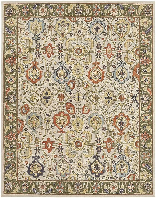 Handmade Traditional Oriental Premium 100% Wool Area Rugs & Carpet Bedroom Living Room Dining Room Luxury Home (12x15 Feet)