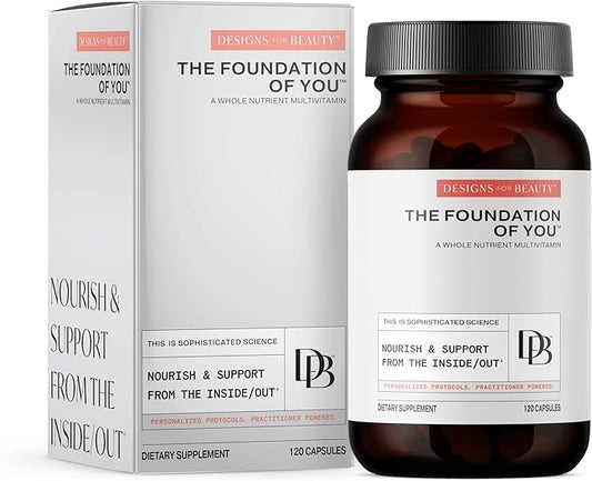 The Foundation of You - Women’s Multivitamin Supplement, 120 Count - with Vitamin D, Vitamin C, Folate, Tocotrienols, Lutein, Broccoli Seed, and Zinc