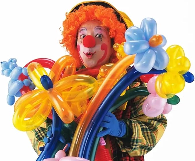 260 Long Balloons 160 Pcs Latex Twisting Animals Balloons 8 Assorted Colors 20 Per Color for Long Skinny Twisting Birthday Party Wedding Decorations Arch Garland Clown Balloon Supplies DIY Events