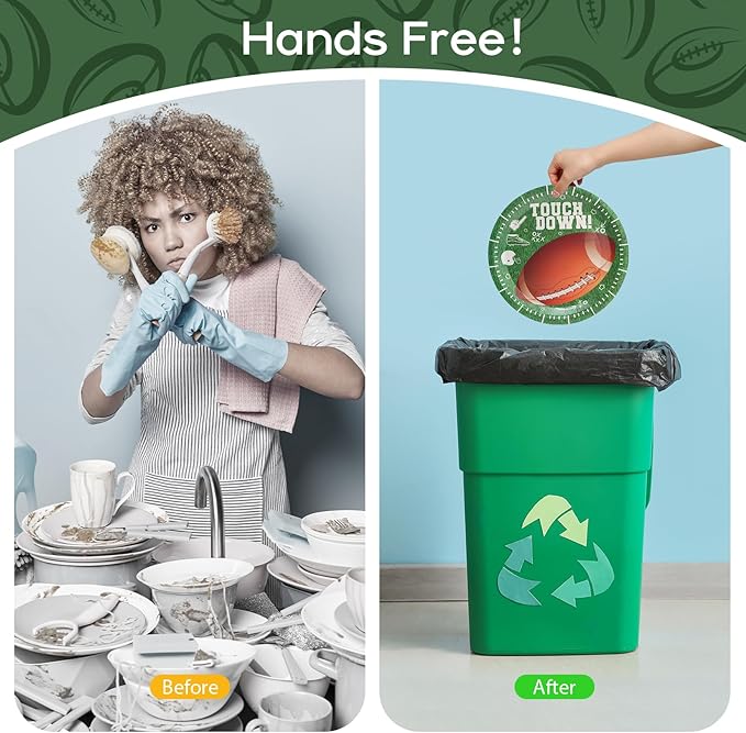 96pcs Football Paper Plates and Napkins Cups Rugby Field Theme Disposable Tableware Set for 24 Guest Kids Picnic Party Celebratory Banquet Table Supplies Decorations