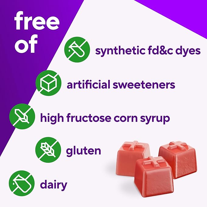 Vitafusion Power Plus Women’s Multivitamin Gummies, 100% Daily Value or More of 10 Nutrients, Helps Support Nerve, Energy Metabolism, Bone & Immune Health, Strawberry & Watermelon Flavor, 90 Count