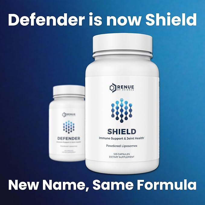 Shield | Liposomal Vitamin C CaAKG P.E.A Hyaluronic Acid Supplement | 120 Capsules with Vitamin C (500mg) CA AKG (150mg) Palmitoylethanolamide (75mg) HLA (75mg) | Made in The USA