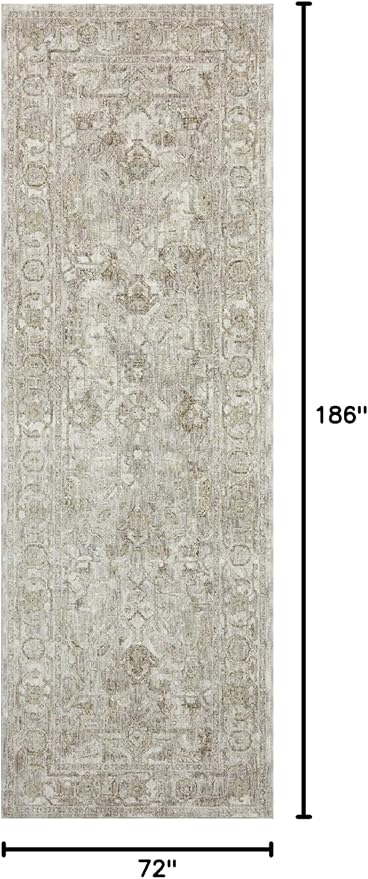 Loloi Amber Lewis Honora Collection HON-06 Grey/Taupe 11'-6" x 15'-6" Area Rug