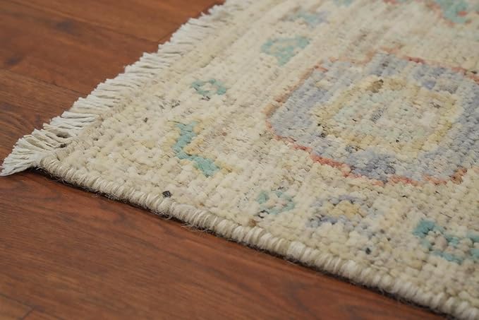 Rug Source Transitional Collection, Beige Accent Rug/Foyer Rug, Oushak Turkish Rugs (3X4)