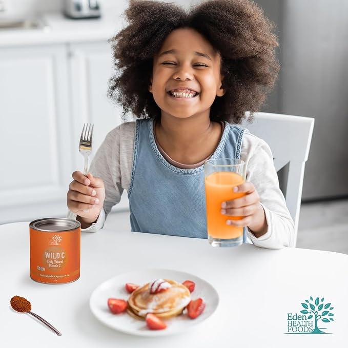 Organic Vitamin C Powder - Pure, Wild-Harvested Vitamin C, Non-Toxic and Natural, 150g Wild C