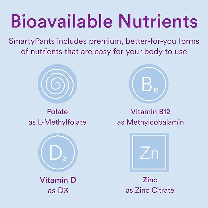 SmartyPants Fiber Supplement & Multivitamin for Men & Women: Multivitamin Fiber Gummies with Vitamin D3, C, Vitamin B12, B6, A, K & Zinc, Omega 3 Fish Oil (EPA/DHA), Biotin, 180 Count (30 Day Supply)