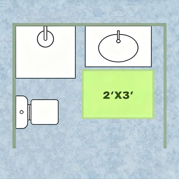 entryway Rug 2×3 Washable Green Kitchen Small Rugs