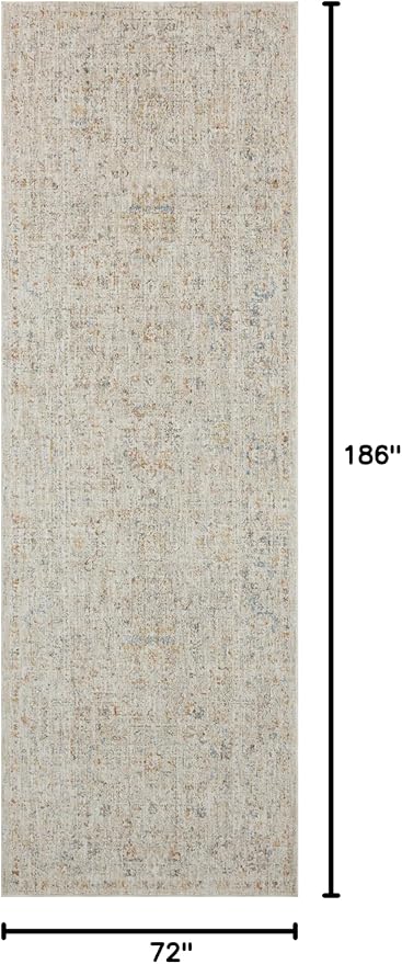 Loloi Amber Lewis Honora Collection HON-05 Bone/Multi 11'-6" x 15'-6" Area Rug