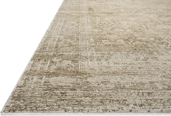Loloi Amber Lewis Honora Collection HON-01 Khaki/Beige 6'-7" x 9'-2" Area Rug