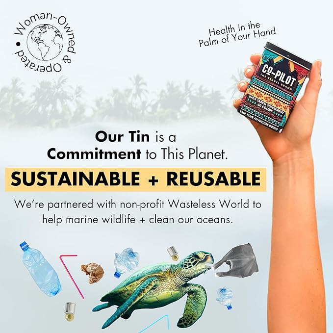 Travel Vitamin Supplement for Flight and Daily, Jet Lag, Energy, Immune, Digestion Support, Promote Calmness with Ashwagandha, Rhodiola, Chia & D3 for Better Sleep & Mood | Vegan, 60 Count