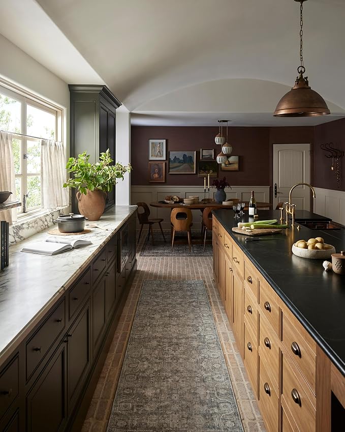 Loloi Amber Lewis Honora Collection HON-02 Slate/Beige 3'-9" x 5'-9" Accent Rug