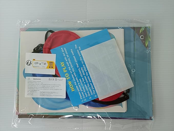 FEPITO Mermaid Party Supplies Pin The Tail on The Mermaid Party Game with 24Pcs Tail Stickers for Kids Birthday Party