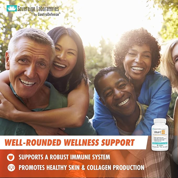 Vital C-LD - Enhanced Liposomal Vitamin C - 530mg Capsules - 120 Count