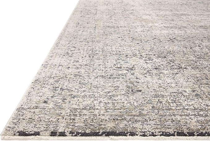 Loloi Amber Lewis Alie Collection ALE-01 Stone/Mist 2'-7'' x 10'-0'', .13'' Pile Height, Runner Rug
