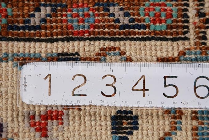 Rug Source Transitional Collection, 11 Ft Runner Oushak Runner Rug, Hand Knotted Purples Floral Rug, Oriental 100% Wool Carpet for Foyer, Entryway and Hallway