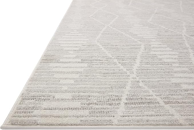 Loloi Kamala Collection KAM-02 Ivory/Silver 11'-2" x 15'-7" Area Rug
