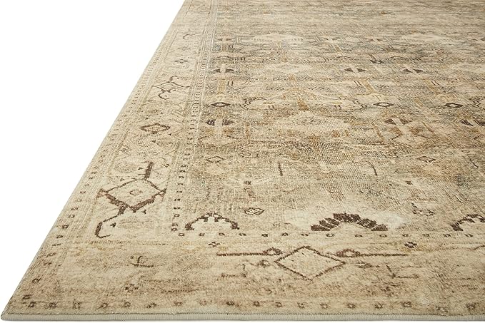 Loloi Margot Collection MAT-04 Antique/Sage 2'-6" x 9'-6" Runner Rug feat. CloudPile, No-Shed Easy Clean Large Patterned Area Rug for Living Room, Bedroom, Dining Area