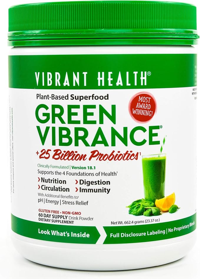 Vibrant Health Green Vibrance Powder, 23.28 oz