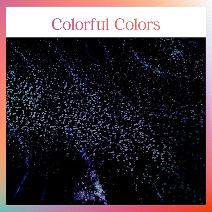 4 Pcs Black Holographic Laser Tablecloth Galaxy Space Table Cloth 40 * 108 Inch Shimmer Star TableCover for Halloween Birthday Graduation Neon Party Supplies Disposable Plastic Foil Table Decor