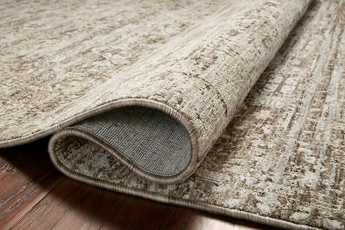 Loloi Amber Lewis Honora Collection HON-04 Bark/Dove 2'-0" x 3'-4" Accent Rug