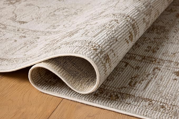 Loloi Magnolia Home by Joanna Gaines Pace Collection PAC-01 Natural/Stone 2'-3" x 3'-10" Accent Rug