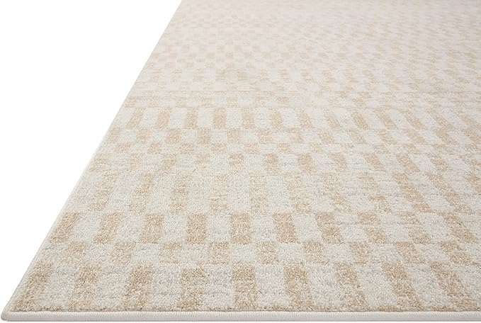 Loloi Kamala Collection KAM-05 Ivory/Natural 2'-7" x 8'-0" Runner Rug