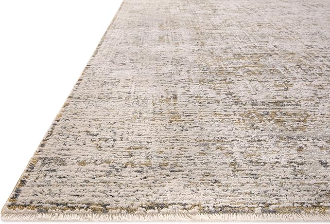 Loloi Amber Lewis Alie Collection ALE-05 Gold/Beige 5'-3'' x 7'-9'', .13'' Pile Height, Area Rug