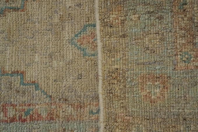 Rug Source Transitional Collection, Beige Accent Rug/Foyer Rug, Oushak Turkish Rugs (2X3)