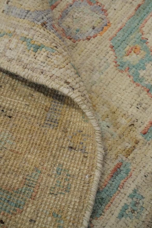 Rug Source Transitional Collection, Beige Accent Rug/Foyer Rug, Oushak Turkish Rugs (3X4)