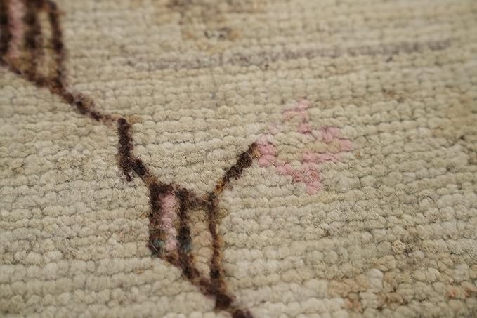 Rug Source Transitional Collection, Beige Accent Rug/Foyer Rug, Oushak Turkish Rugs (3X5)