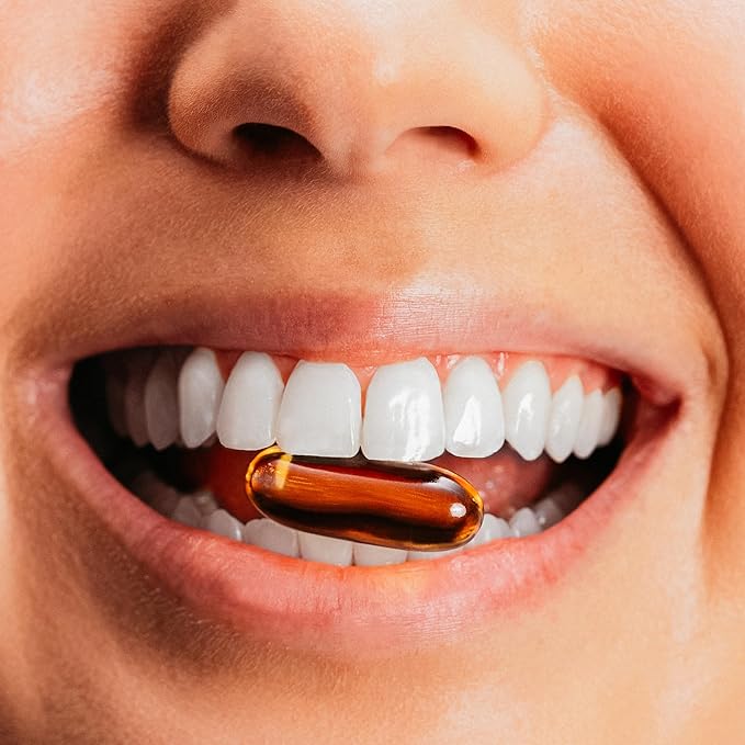 True Grace Omega-3 Fish Oil - 120 Softgels - 1400 mg EPA + DHA - Brain, Heart, Joint & Immune Health - Organic, Gluten Free, Soy Free