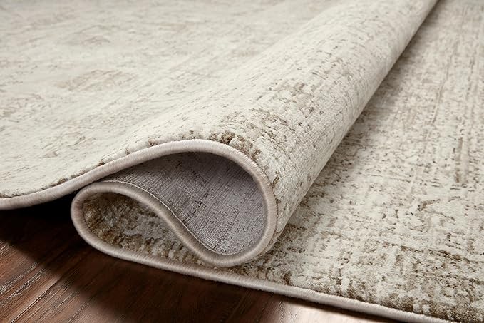 Loloi Amber Lewis Honora Collection HON-01 Ivory/Natural 9'-6" x 13' Area Rug