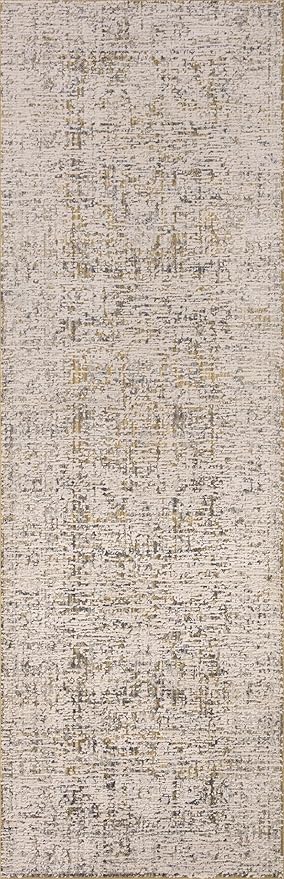 Loloi Amber Lewis Alie Collection ALE-05 Gold/Beige 2'-7'' x 7'-9'', .13'' Pile Height, Runner Rug