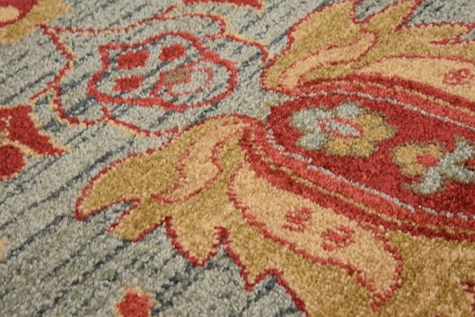 Unique Loom Edinburgh Collection Area Rug - Tulip (12' 2" Round Multi/Tan)