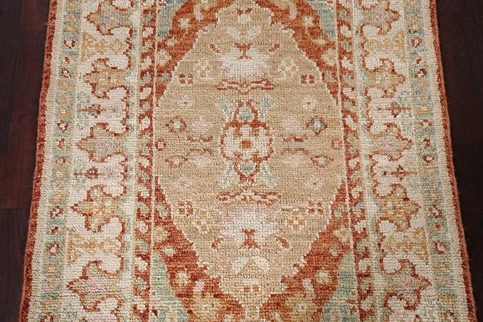 Rug Source Transitional Collection, Beige Accent Rug/Foyer Rug, Oushak Turkish Rugs (3X6)