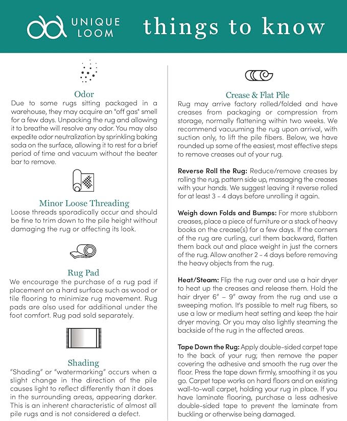 Unique Loom Mystic Collection Area Rug - Fitz Roy (5' 1" x 8' Rectangle, Brick Red/ Brown)