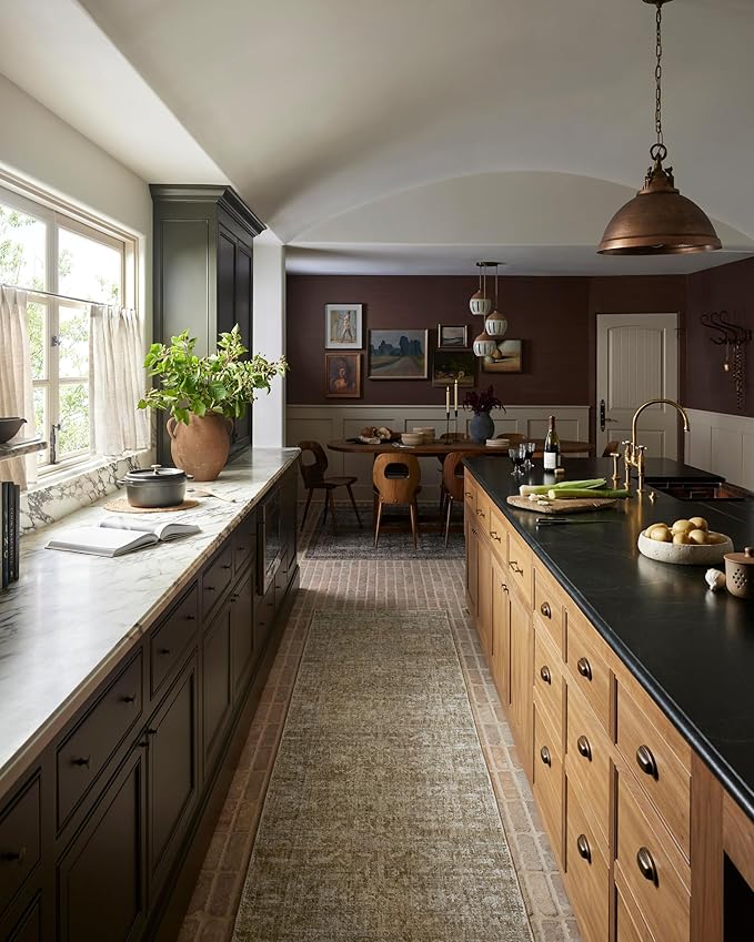 Loloi Amber Lewis Honora Collection HON-01 Khaki/Beige 5'-3" x 7'-9" Area Rug