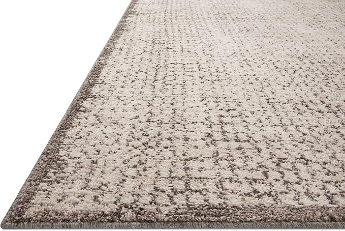 Loloi Darby Collection DAR-04 Ivory/Stone 2'-7" x 12'-0" Runner Rug
