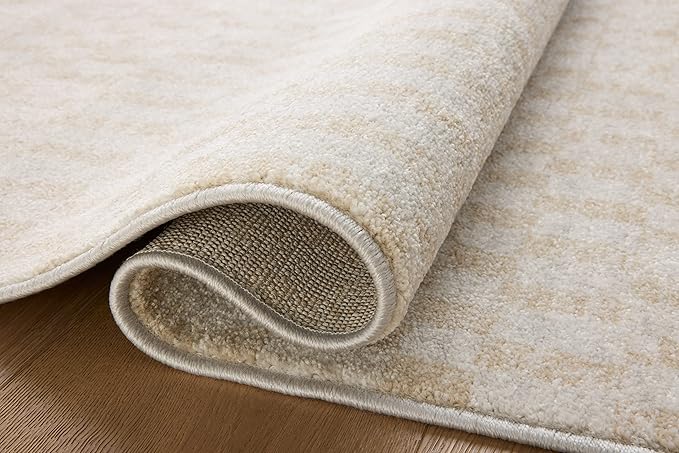 Loloi Kamala Collection KAM-05 Ivory/Natural 2'-7" x 12'-0" Runner Rug