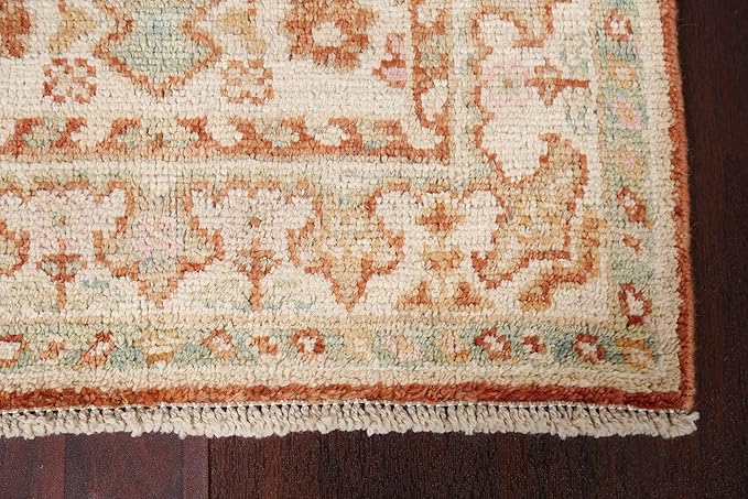 Rug Source Transitional Collection, Beige Accent Rug/Foyer Rug, Oushak Turkish Rugs (3X6)