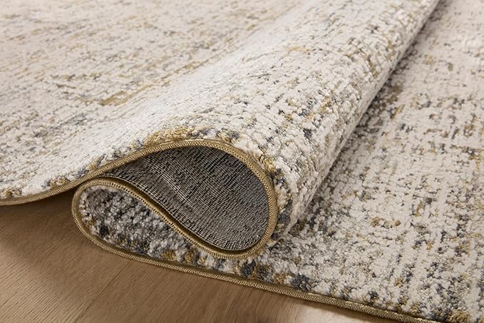 Loloi Amber Lewis Alie Collection ALE-05 Gold/Beige 7'-10'' x 10', .13'' Pile Height, Area Rug