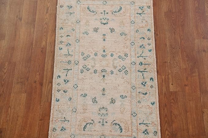 Rug Source Transitional Collection, Beige Accent Rug/Foyer Rug, Oushak Turkish Rugs (2X4)